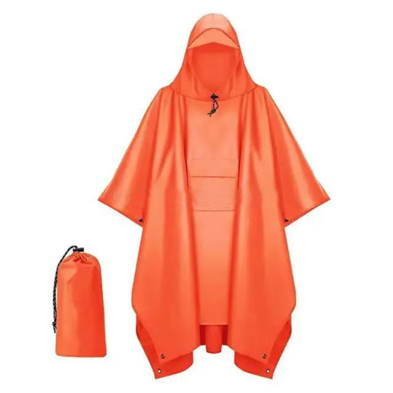 Emergency Poncho Rain - Płaszcz przeciwdeszczowy wojskowy 3 w 1