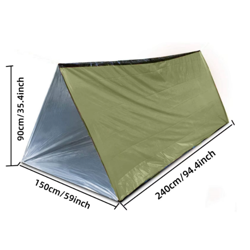 Emergency Mylar Tent - Namiot awaryjny dla 2 osób, wielokrotnego