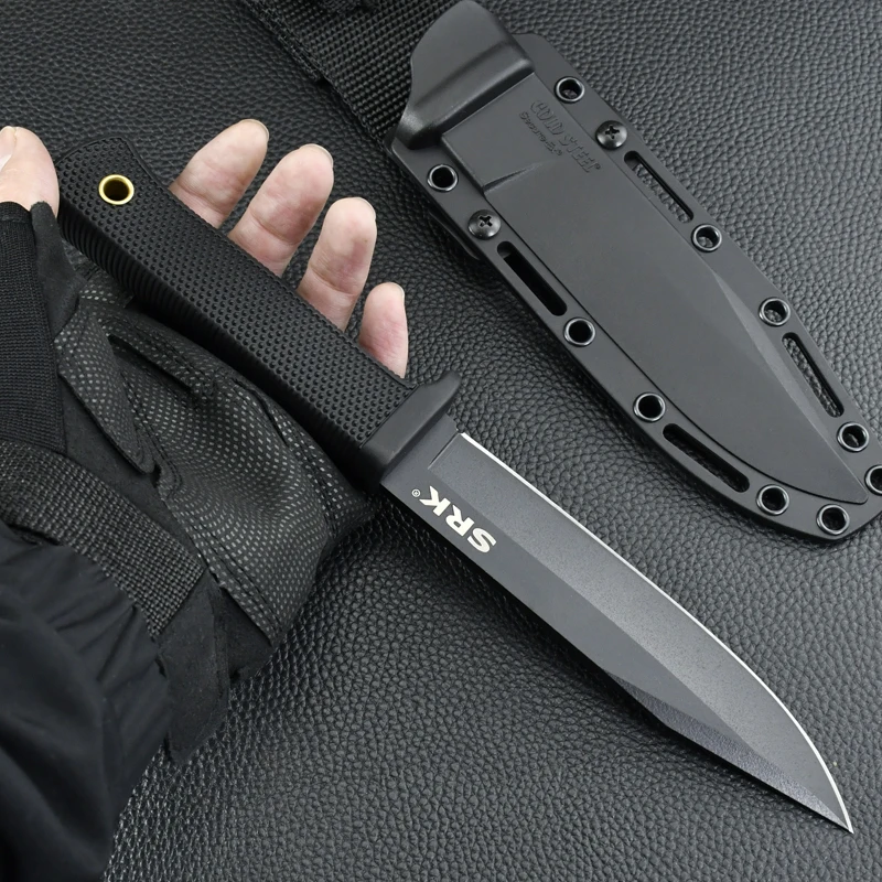 Bushcraft Knife Fixed - SKR Proste Ostrze Stałe RN Włókno