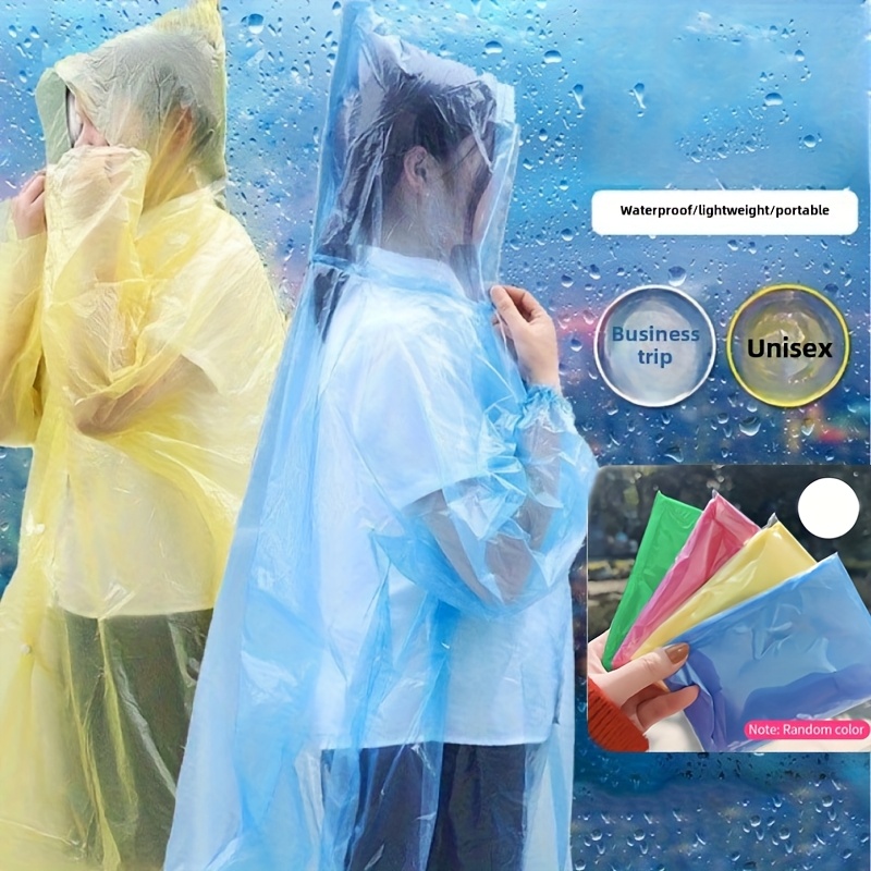 5/10 szt. Jednorazowe Wodoodpo – Emergency Poncho Rain recenzja i cena