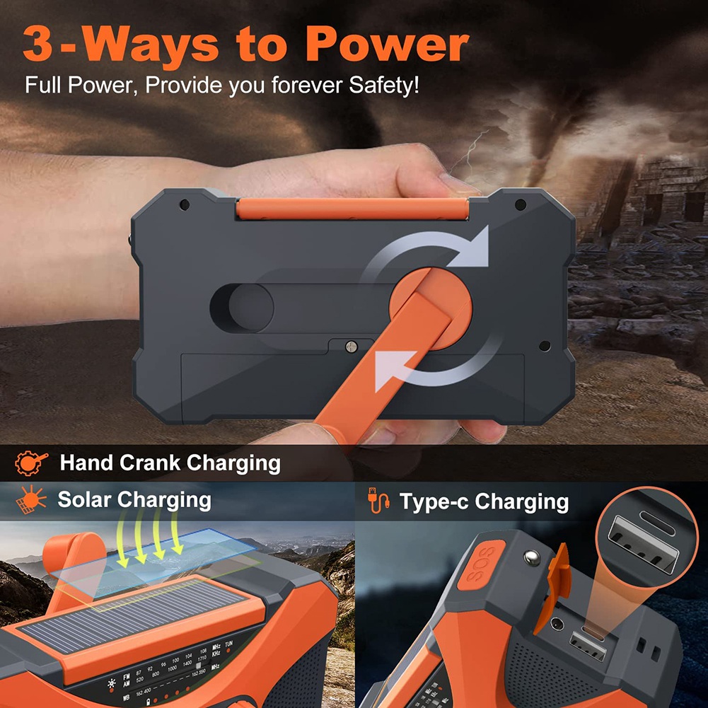 Radio awaryjne DT75BG 10000MAh – Solar Emergency Charger recenzja i cena