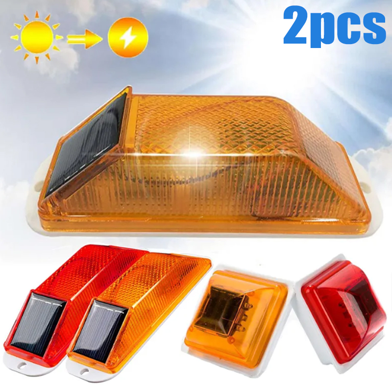2Pcs Solar Strobe Warning Ligh – Sos Light Strobe recenzja i cena