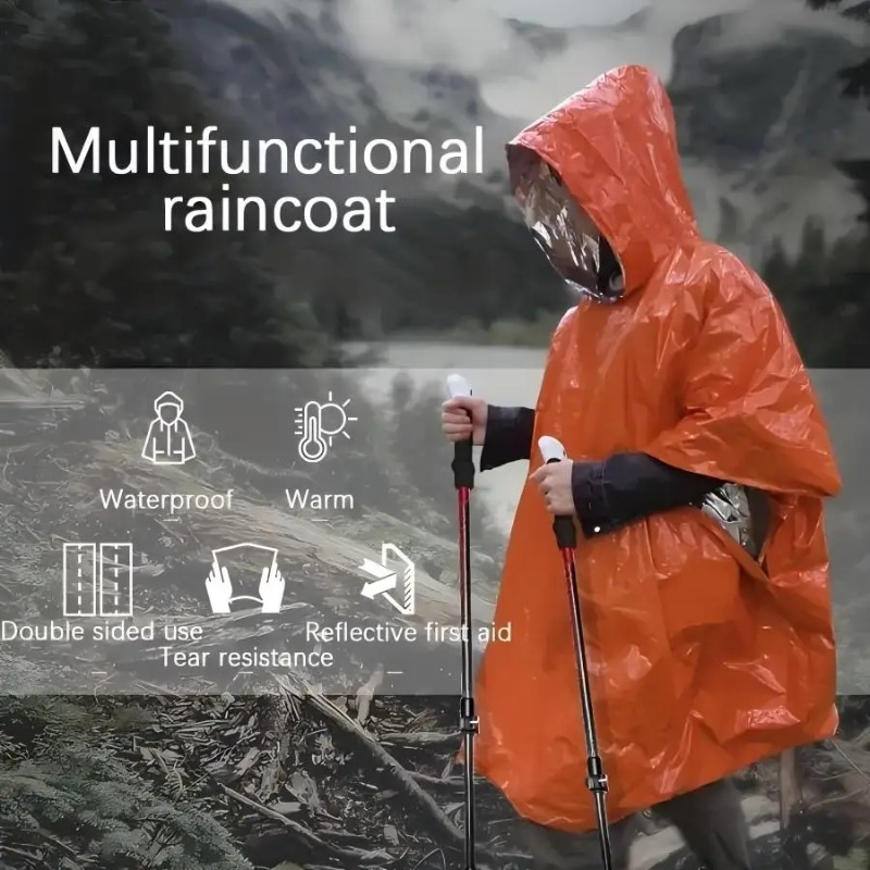 1-5 SZT. Wielofunkcyjna Pelery – Emergency Poncho Rain recenzja i cena