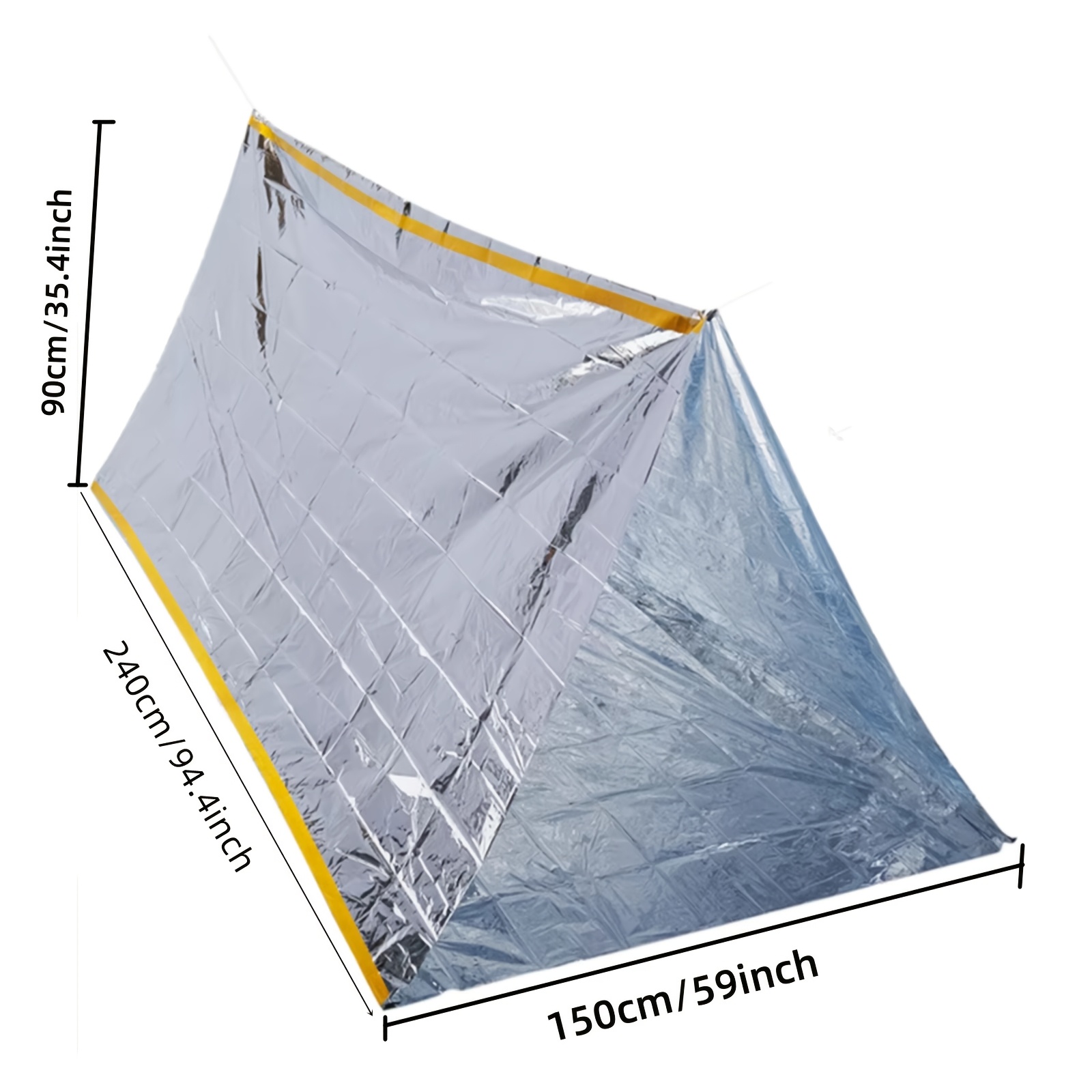 Kompaktowa namiotowa kieszeń t – Emergency Mylar Tent recenzja i cena