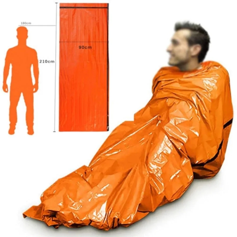 Przenośny wodoodporny śpiwór s – Emergency Mylar Tent recenzja i cena