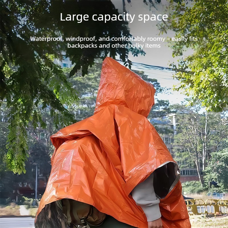 1-10 SZT. Awaryjne ponczo prze – Emergency Poncho Rain recenzja i cena